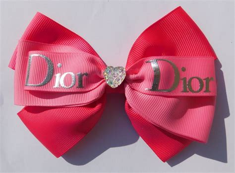 dior bow hair clip|designer hair claw clips.